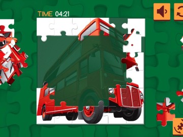 Cartoon Bus Puzzle