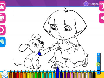 Dora Coloring Book