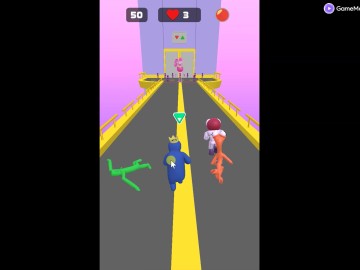 Friends Rainbow Survival Race