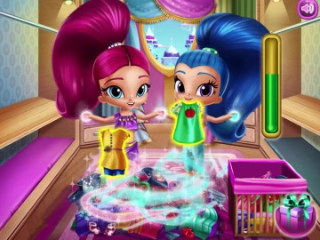 Shimmer and Shine Wardrobe Cleaning
